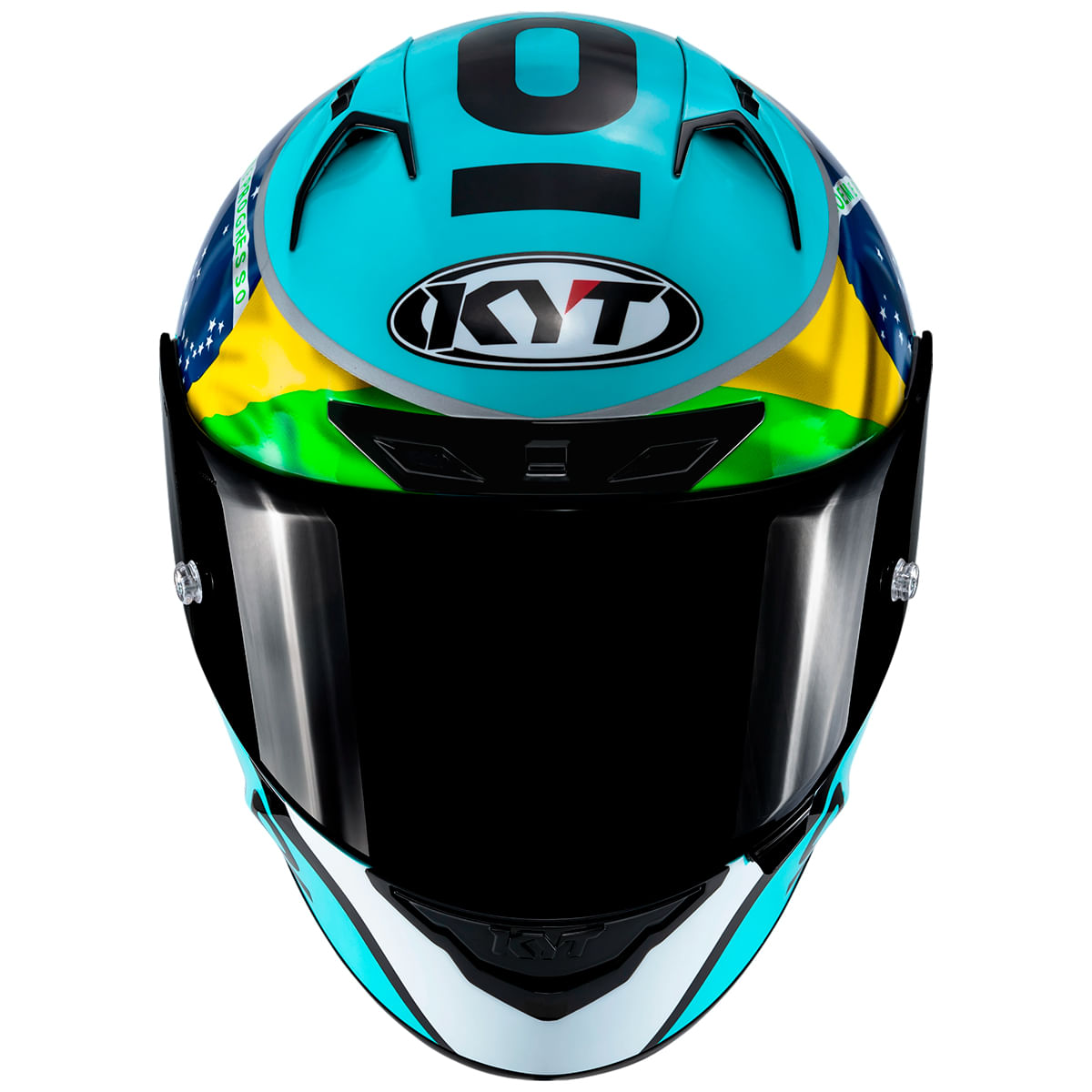 Capacete KYT NZ Race Leopard Brasil - MotoBR